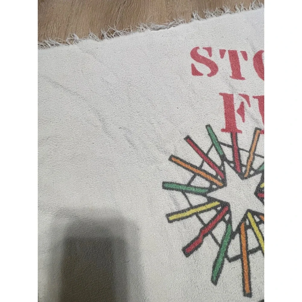 Vintage Stolen From Holiday Inn Beach Towel Retro Great Sign Hotel Memorabilia